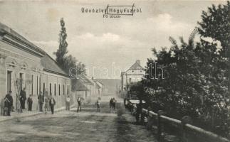 Hőgyész Fő utca Rauschenberger József üzletével