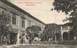 Balatonfüred Szűts és Balika éttermei és kávéháza