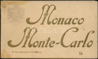 MONACO 20 darabos képeslapfüzet / MONTE CARLO postcard booklet with 20 pages