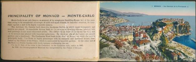 MONACO 20 darabos képeslapfüzet / MONTE CARLO postcard booklet with 20 pages
