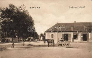 Bicske Szél utca, Gottlieb Lipót kereskedése