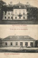 Lovászpatona Gróf Eszterházy Pál kastélya és Strausz Géza vaskereskedése (EK)