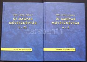 2006 Don-Lovas-Pogány: Új magyar művésznévtár I.-II. kötete (A-K, L-ZS) festők és grafikusok, a művészek rövid életrajzával és aláírásokkal, kiadói keménykötésben, jó állapotban