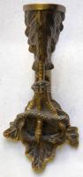 Dekoratív kígyóval díszített bronz iratkapocs 19x9cm