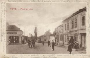 Tövis Fehérvár street with the shop of the Popa brothers (EK)