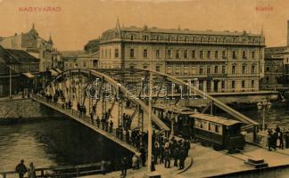 Nagyvárad bridge with tram