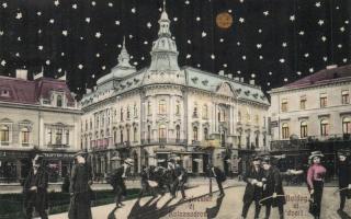 Kolozsvár New Year´s Eve, at night, humour