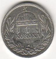 1913. 1K ezüst "javított" összehasonlításra T:2