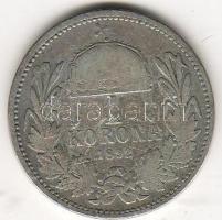 1892. 1K ezüst T:3/4