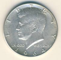 USA 1964. 1/2$ Ag "Kennedy" T:2 / 
USA 1964. 1/2 Dollar "Kennedy" C:XF