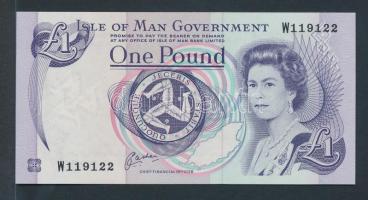 Man-sziget 1983. 1Ł sign.6 T:I Isle of Man 1983. 1 Pound sign.6 C:Unc