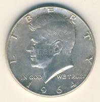 USA 1964. 1/2$ Ag "Kennedy" T:2 / 
USA 1964. 1/2 Dollar "Kennedy" C:XF