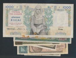 Görögország 1935. 1000Dr + 1939. 1000Dr + 1941. 100Dr + 1942. 5000Dr + 1943. 100Dr + 1944. 100Dr + 5...