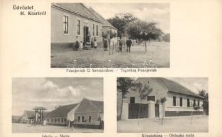 Klári with the shop of Pozojevich