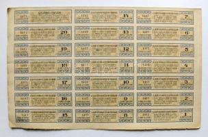 1910. "Saját Otthon Rt." részvénye 200K-ról