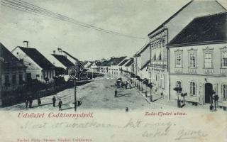 1899 Csáktornya Zalaújvári street