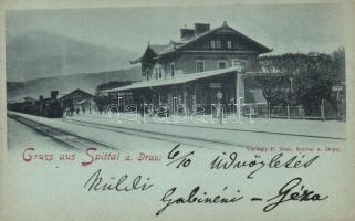 1898 Spittal an der Drau railway station