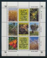 Izraeli fásítási adománybélyegek (Keren Kayemeth Leisrael) 14 db + kisív berakóban
