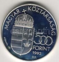 1992. "Űrkutatás" 500Ft ezüst T:PP