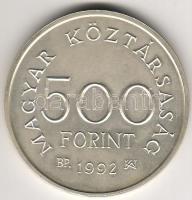 1992. "Károly Róbert..." 500Ft ezüst T:BU