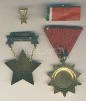 1970. "Felszabadulási Jubileumi Emlékérem" kitüntetés miniatűrrel, eredeti dísztokban T:1-...