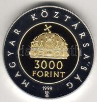 1999. "Államalapítás" 3000Ft ezüst T:PP R! Csak 5000db!