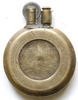 1943 Réz öngyújtó "Vitéz nagybányai Horthy Miklós Magyarország kormányzója születésének 75. évf...