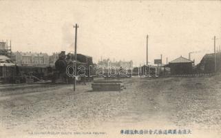 A locomotive of South Manchuria Railway (fl)