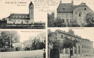 Ksieze Wielkie, Wroclaw (Gross Tschansch) with the shop of Heinirch Friedrich