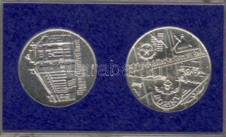 1974. "50 éves a MNB..." 50Ft+100Ft sor, eredeti plasztiktokban T:BU