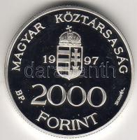 1997. "Integráció az EU-ba-Euro I" 2000Ft ezüst T:PP