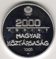 1998. "Világ gyermekeiért" 2000Ft ezüst T:PP