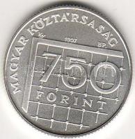 1998. "Labdarúgó VB" 750Ft ezüst T:BU R! Csak 3000db!