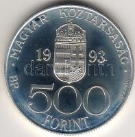 1993. "Integráció az EU-ba - ECU" 500Ft  ezüst T:PP