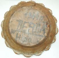 1949 Kézzel festett kerámia falitányér 26cm