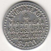 1940-es évek "300.000 pengő az utcán - Kabos, Uray, Bárczi Kató, Sutyi" alumínium zseton T...