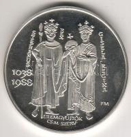 1988. "Szent Jobb Szegeden..." ezüst 38,98gr T:PP