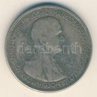 1930. 5P Ag "Horthy jobbra" T:3