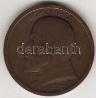 1925. "Jókai..." bronz Szign:Berán T:3 p.h.
