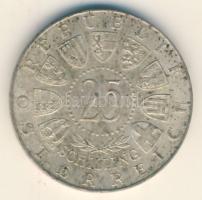 Ausztria 1962. 25Sch Ag "Anton Bruckner" T:2 Austria 1962. 25 Schilling Ag "Anton Bruckner" C:XF