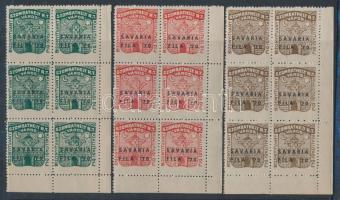 1970 Savaria Fila´70 3 klf levélzáró hatostömb