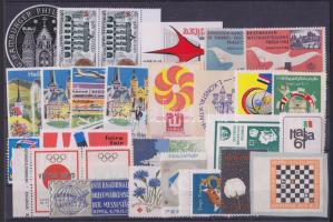 Külföldi levélzárók az 1960-as 70-es évekből stecklapon (27 db)