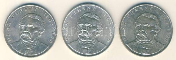 1994. 200Ft Ag "Deák" (3x) T:2,2-