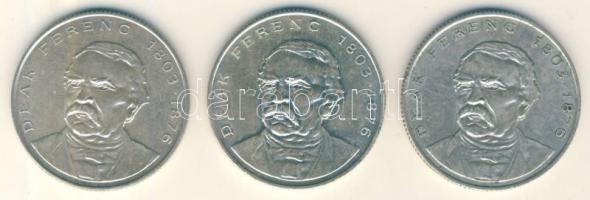 1994. 200Ft Ag "Deák" (3x) T:2,2-