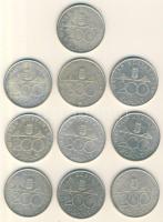 1994. 200Ft Ag "Deák" (10x) T:2,2-