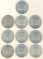 1993. 200Ft Ag "MNB" (10x) T:2,2-