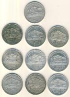 1992. 200Ft Ag "MNB" (10x) T:2,2-