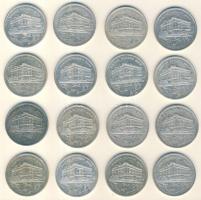 1992. 200Ft Ag "MNB" (16x) T:vegyes