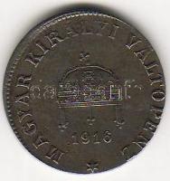 1916. 20f látványos tévveret a 10f méretére! R! T:3+