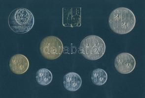 Csehszlovákia 1991. 1h-5Kcs 8klf érték forgalmi sora + Körmöcbánya emlékérem, eredeti plasztiktokban...